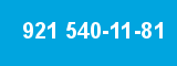 921 540-11-81 921 540-11-81
